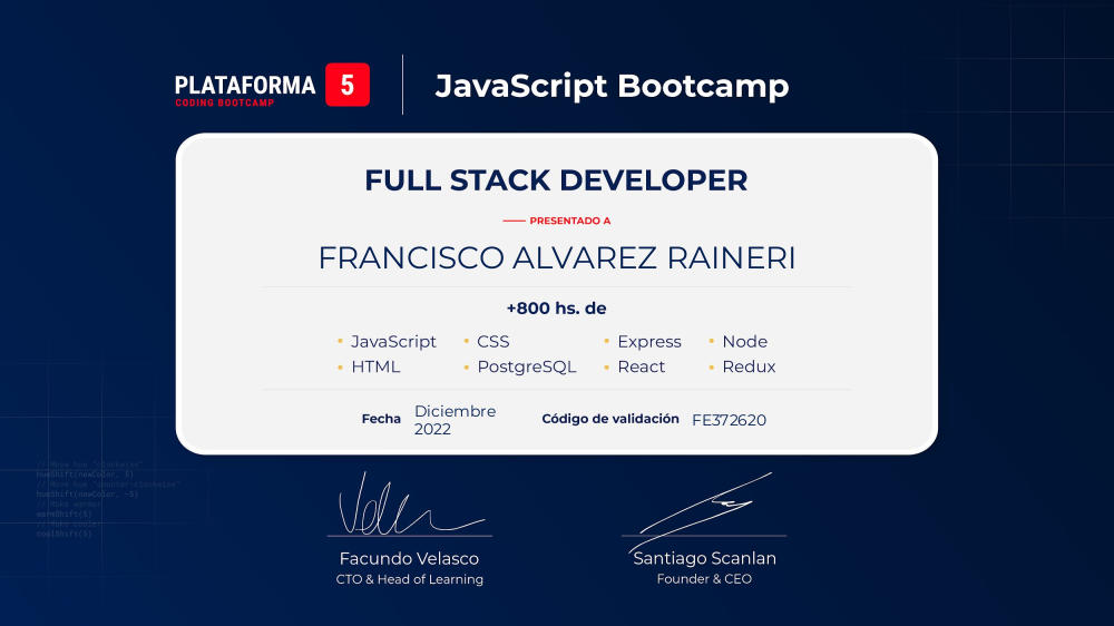 Full Stack Developer
